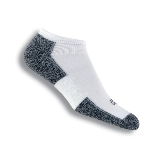 Thorlo Women's Running Micro Mini Socks Medium Black/White