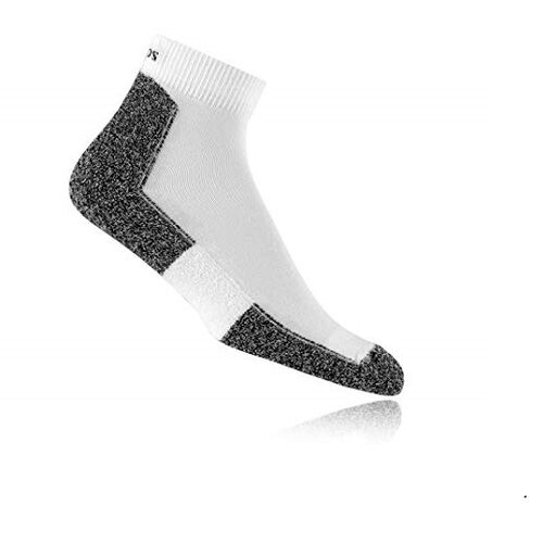 Thorlo Women's Running Mini Socks White & Black Multiple Sizes [Size:  Medium]