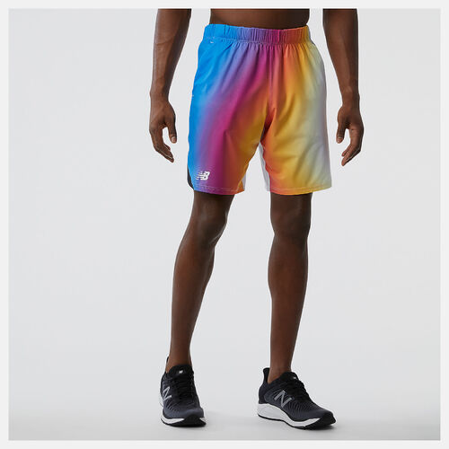 New Balance Mens Printed Tournament 9 In Short 2022 [Size : US - Small]