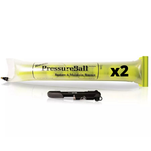 PressureBall Tennis Ball Presssuriser - 2 Tubes + 1 Pump
