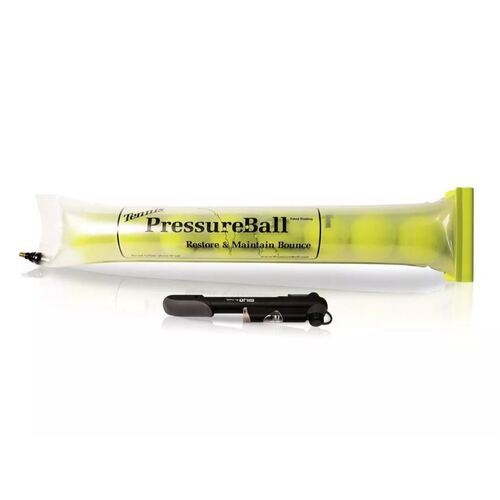PressureBall Tennis Ball Presssuriser - 1x Tube + 1x Pump