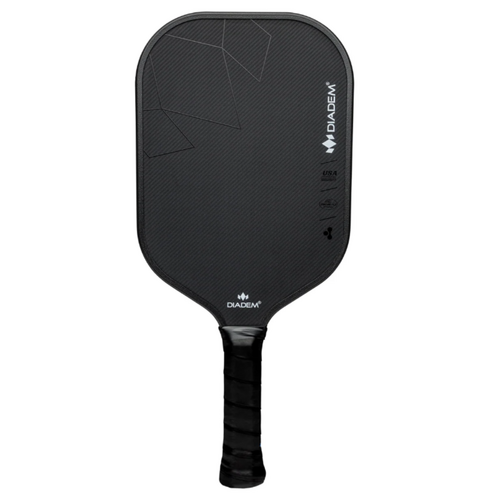 Diadem Warrior V3 19mm Pro Pickleball Paddle - Black