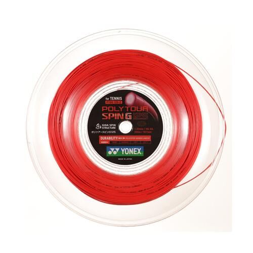 Yonex Poly Tour Spin G 1.25/16L (200m) Reel - Orange
