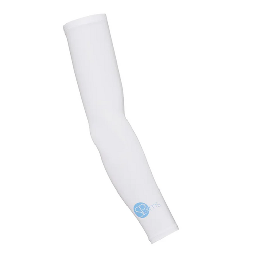 Sparms Original Arm Sleeves (White) [Size : Small]