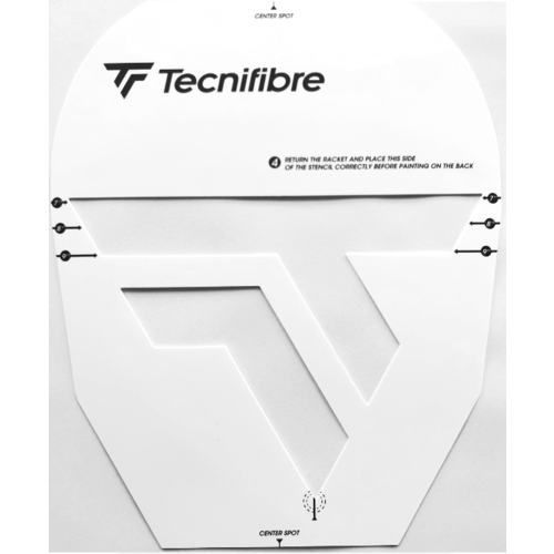 Tecnifibre Squash Racquet Stencil
