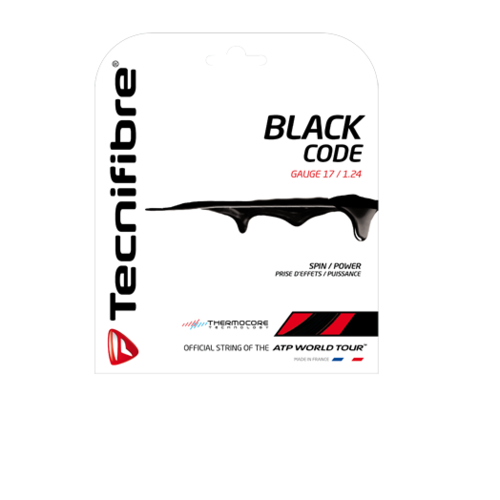 Tecnifibre Black Code Sets [Gauge: 1.24mm/17G]