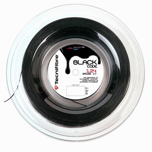 Tecnifibre Black Code Reel [String Gauge: 1.28mm/16G]