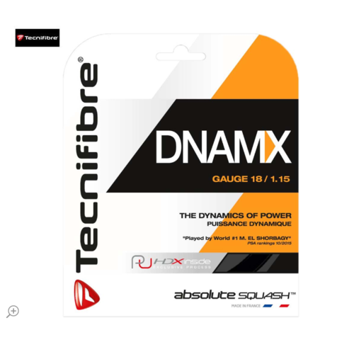 Tecnifibre Dnamx Squash String Set [Gauge: 1.15mm/18G]