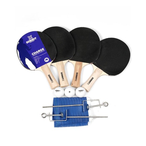 Summit Charge 4 Player Table Tennis Set