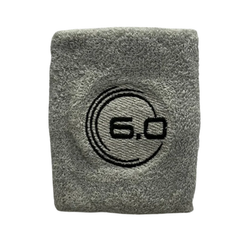 Six Zero Sweat Wrist Bands - Grey