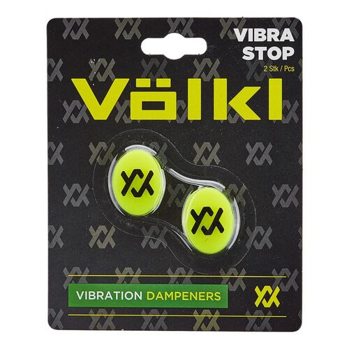 Volkl Vibrastop Neon Yellow/Black 2 Pack