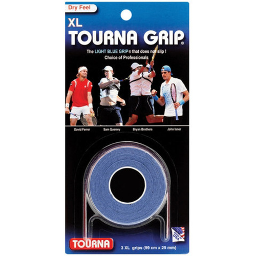 Tourna Grip XL 3 Pack Blue