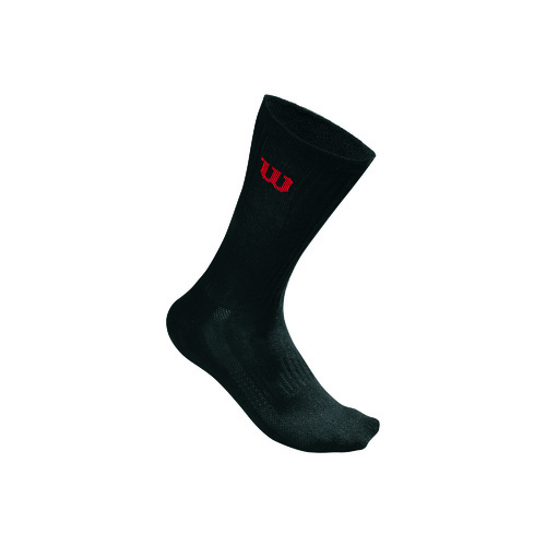 Wilson Mens Crew Sock 3-Pack [Colour: Black]