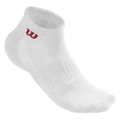 Wilson Men's Quarter Sock 3 Pair White