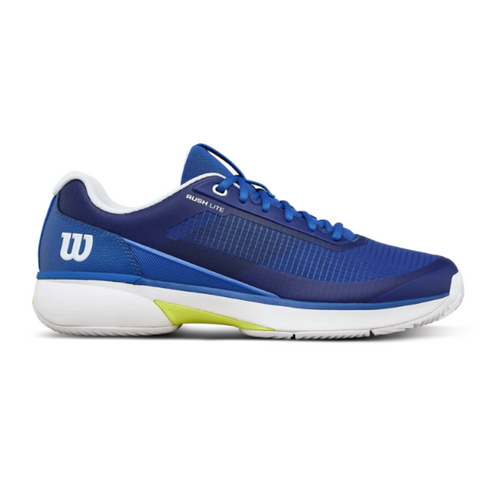 Wilson Mens Rush Lite 5.0 (Clay) (D) - Blue/White/Yellow [Size : US - 8]