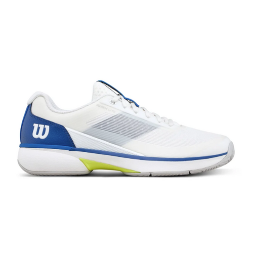 Wilson Mens Rush Lite 5 (AC) - White/Blue/Yellow