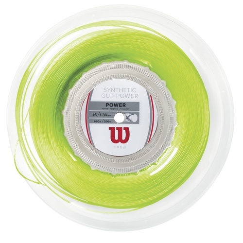 Wilson Synthetic Gut Power 16 [String Gauge: 1.30mm/16G Colour: Lime]