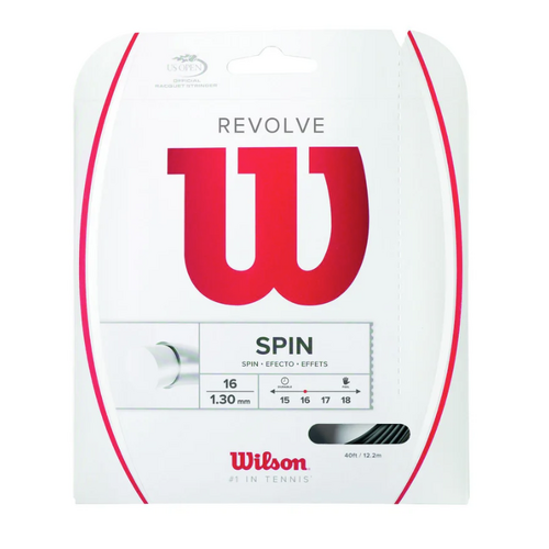 Wilson Revolve Tennis String 16/1.30 – Black