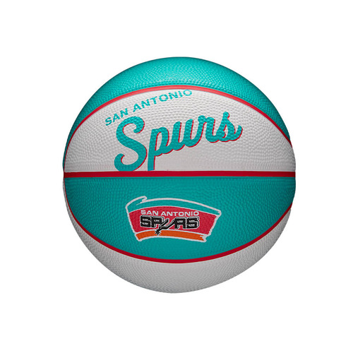 Wilson NBA Team Retro Mini Basketball - San Antonio Spurs