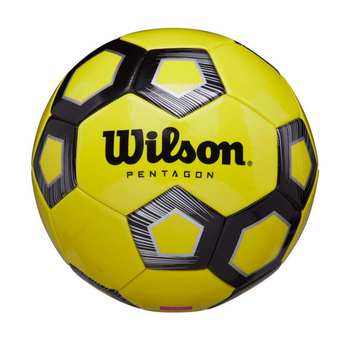 Wilson Pentagon Soccer Ball - Yellow/Black Size 5