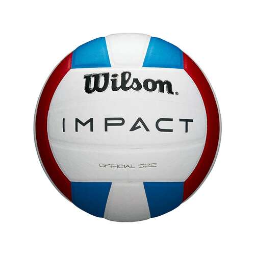 Wilson Impact Volleyball - Red/White/Blue